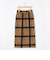 チェックラップスカート