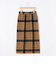 チェックラップスカート
