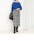 チェックラップスカート