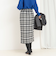 チェックラップスカート