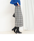 チェックラップスカート