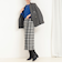 チェックラップスカート