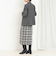 チェックラップスカート