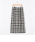 チェックラップスカート