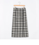 チェックラップスカート
