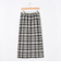 チェックラップスカート