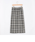 チェックラップスカート