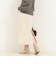 ストレッチ起毛ナロースカート