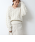 ◇【WEB限定】ラメケーブル両Vネックプルオーバーニット
