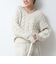 ◇【WEB限定】ラメケーブル両Vネックプルオーバーニット