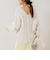 ◇【WEB限定】ラメケーブル両Vネックプルオーバーニット