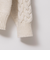 ◇【WEB限定】ラメケーブル両Vネックプルオーバーニット