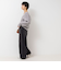 ◇【WEB限定】ラメケーブル両Vネックプルオーバーニット