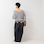 ◇【WEB限定】ラメケーブル両Vネックプルオーバーニット