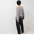 ◇【WEB限定】ラメケーブル両Vネックプルオーバーニット
