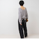 ◇【WEB限定】ラメケーブル両Vネックプルオーバーニット