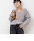◇【WEB限定】ラメケーブル両Vネックプルオーバーニット