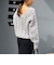 ◇【WEB限定】ラメケーブル両Vネックプルオーバーニット