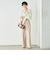 《セットアップ対応》ウール混ウォッシャブルワイドパンツ