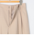《セットアップ対応》ウール混ウォッシャブルワイドパンツ