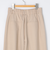 《セットアップ対応》ウール混ウォッシャブルワイドパンツ