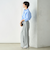 《セットアップ対応》ウール混ウォッシャブルワイドパンツ