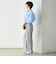《セットアップ対応》ウール混ウォッシャブルワイドパンツ