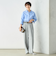 《セットアップ対応》ウール混ウォッシャブルワイドパンツ