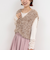 《手洗い可能》メッシュテープシャギーVネックベスト