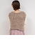 《手洗い可能》メッシュテープシャギーVネックベスト