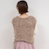 《手洗い可能》メッシュテープシャギーVネックベスト
