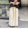 ◇【WEB限定サイズあり】《セットアップ対応》ウォッシャブルMannishワイドパンツ