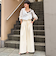 ◇【WEB限定サイズあり】《セットアップ対応》ウォッシャブルMannishワイドパンツ