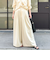 ◇【WEB限定サイズあり】《セットアップ対応》ウォッシャブルMannishワイドパンツ