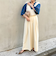 ◇【WEB限定サイズあり】《セットアップ対応》ウォッシャブルMannishワイドパンツ