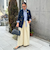 ◇【WEB限定サイズあり】《セットアップ対応》ウォッシャブルMannishワイドパンツ
