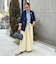 ◇【WEB限定サイズあり】《セットアップ対応》ウォッシャブルMannishワイドパンツ