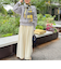 ◇【WEB限定サイズあり】《セットアップ対応》ウォッシャブルMannishワイドパンツ