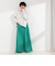 ◇【WEB限定サイズあり】《セットアップ対応》ウォッシャブルMannishワイドパンツ