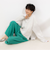 ◇【WEB限定サイズあり】《セットアップ対応》ウォッシャブルMannishワイドパンツ
