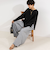 ◇【WEB限定サイズあり】《セットアップ対応》ウォッシャブルMannishワイドパンツ