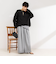 ◇【WEB限定サイズあり】《セットアップ対応》ウォッシャブルMannishワイドパンツ