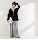 ◇【WEB限定サイズあり】《セットアップ対応》ウォッシャブルMannishワイドパンツ