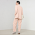 《セットアップ対応》ウォッシャブルハイウエストバギーパンツ