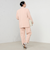 《セットアップ対応》ウォッシャブルハイウエストバギーパンツ