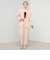 《セットアップ対応》ウォッシャブルハイウエストバギーパンツ