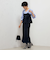 《セットアップ対応》《手洗い可能》キラキラフェザーフレアビスチェ