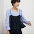 《セットアップ対応》《手洗い可能》キラキラフェザーフレアビスチェ