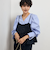 《セットアップ対応》《手洗い可能》キラキラフェザーフレアビスチェ