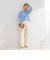 ウォッシャブル裏起毛イージーワイドパンツ